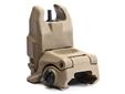 Ã¢?Â¢Impact resistant polymer construction provides light weight and resists operational abuse Ã¢?Â¢Spring-loaded flip up sight easily activated from either side or by pressing the top Ã¢?Â¢Detent and spring pressure keeps sight erect but allows for