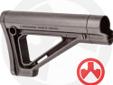 Magpul MOE Fixed Carbine Stock, Mil-Spec - Black. The MOE Fixed Carbine Stock, Mil-Spec Model provides a fixed, non-collapsing stock option for carbine-length buffer tubes. The MOE Fixed Carbine Stock has a slim profile, improved cheek weld, and multiple