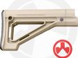 Magpul MOE Fixed Carbine Stock, Mil-Spec - Flat Dark Earth. The MOE Fixed Carbine Stock, Mil-Spec Model provides a fixed, non-collapsing stock option for carbine-length buffer tubes. The MOE Fixed Carbine Stock has a slim profile, improved cheek weld, and