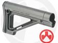 Magpul MOE Fixed Carbine Stock, Mil-Spec - Foliage Green. The MOE Fixed Carbine Stock, Mil-Spec Model provides a fixed, non-collapsing stock option for carbine-length buffer tubes. The MOE Fixed Carbine Stock has a slim profile, improved cheek weld, and