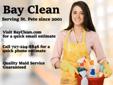Bay Clean offers house cleaning and maid service.
We prefer that you visit us online for a quick email estimate. Go to BayClean.com and click on "Get an Estimate" on our home page.
Of course, if you still like to do things the old fashioned way, you can
