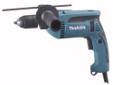 ï»¿ï»¿ï»¿
Makita HP1641K 5/8-Inch Hammer Drill Kit
More Pictures
Lowest Price
Click Here For Lastest Price !
Technical Detail :
Lightweight (4.0 lbs) with large capacity drilling up to 5/8" in concrete
Powerful 6.0 AMP motor
Dual Mode Operation: Rotation Only