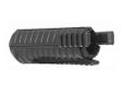 Excellent rugged, lightweight, and economical solution for installing MIL-STD-1913 rails on carbines.Features:- Fits tight and indexes to barrel nut for zero movement.- No top rail for low profile; clearance for extended risers, or scopes.- Rails are in