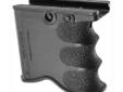 Enables carry of spare magazine, ready to use, on the weapon, while serving as ergonomic foregrip.Features:- Quick release with backup locking screw.- Button similar to the AR-15/M16 magazine release quickly releases spare magazine.- Works as foregrip