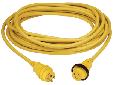30 Amp PowerCord PLUS Cord SetPart #: 199119The PowerCord PLUS has features you won't find on other cordsets.Features:LED Power Indicator Light30 Amp125V50'Contour Grip EndsThumbprint LocatorSuper Flexible 10/3 CableEasy Lock SystemIncludes:Marinco Easy