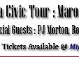 Honda Civic Tour 2013 with Maroon 5 & Kelly Clarkson
Tour Dates, Schedule & Information on the Best Concert Tickets
The Honda Civic Tour 2013 will feature Maroon 5 and Kelly Clarkson with a variety of special guests opening the concerts including PJ