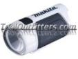 Makita LM01W MAKLM01W 12V Max Lithium-Ion LED Flashlight (tool only)
Features and Benefits:
Ultra compact LED flashlight runs up to 9 hours per charge
Compact design at only 4-3/4" long and weighs only .55 lbs. with battery
Built in belt clip for added