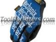 "
Mechanix Wear MG-03-012 MECMG-03-012 The OriginalÂ® Gloves, Blue, XX-Large
Features and Benefits:
The Clarino Synthetic Leather palm and fingertips extends the life of the glove
Thermal Plastic Rubber hook and loop cuff closure and two-way stretch