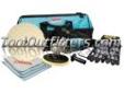 "
Makita 9227CX5 MAK9227CX5 7"" Polisher Value Pack Kit with Tool Bag
Features and Benefits:
Powerful 10 amp motor for continuous operation
600-3000 rpm
Soft start feature for smooth start-ups
Electronic speed control maintains constant speed under load