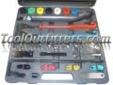 "
Mountain 683 MTN683 Master Disconnect Set
Features and Benefits:
Largest collection of disconnects available
Disconnect tools for fuel, AC, transmission and oil lines
Comes in a sturdy blow molded case
Includes application chart by vehicle
This set