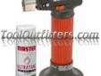 "
Master Appliance MT-51B MASMT-51B Master MicrotorchÂ® MT-51 with 15/16 oz Canister Ultratane Butane
MT-51B includes 15/16 oz can of Ultratane butane. Butane under 1 oz ships without Hazardous Material charges
May be hand-held or used âhands-freeâ on