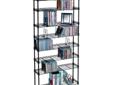 Maxsteel 8-Tier Media Storage Rack - Black Best Deals !
Maxsteel 8-Tier Media Storage Rack - Black
Â Best Deals !
Product Details :
This eight-tiered media storage rack combines contemporary style and design with function and organization. It features