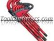 "
Mayhew 45053 MAY45053 MayhewSelectâ¢ 9 Pc Metric Twisted Hex Key Set
Superior Quality S2 Tool Steel
Twisted prior the heat treat to increase torque capacity
Longer shaft for added leverage
Exceeds ANSI standards
Color coated to resist corrosion,