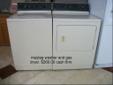 Matching maytag washer and gas dryer
Both washer and gas dryer are heavy duty and extra large capacity
These appliances work very very well and are in great condition
both come with a 30 day warranty, can deliver and install for a fee
for more information