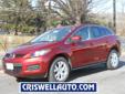 Criswell Chevrolet
503 Quince Orchard Rd., Â  Gaithersburg, MD, US -20878Â  -- 888-282-3461
2008 Mazda CX-7 Sport
BLOWOUT CLEARANCE SALE-CALL NOW-CLEARANCE SALE
Price: $ 16,688
GM Certified Pre-Owned Sold here!! Largest Selection in DC Metro.....call