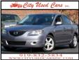 City Used Cars
1805 Capital Blvd., Â  Raleigh, NC, US -27604Â  -- 919-832-5834
2006 Mazda Mazda3 i
Call For Price
Click here for finance approval 
919-832-5834
About Us:
Â 
For over 30 years City Used Cars has made car buying hassle free by providing easy