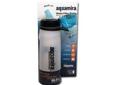 The BPA-free AquamiraÂ® Water Bottle & Filter is an effective, and lightweight water filtration system for the outdoors. The new Aquamira Water Bottle is a high quality 25 fl oz. sport bottle that?s armed with a new CR-100 Capsule Water Filter technology