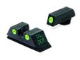 Meprolight Tru-Dot Night Sight Glock 20,21,29,30 Green/Green. Looking for unequaled low light performance, then look no further. The Meprolight Tru-Dot Night Sights provide unequaled Low Light Performance, they are arguably the brightest Night Sights