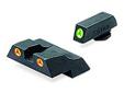 Meprolight Tru-Dot Night Sight Glock 26, 27 Green/Orange. Looking for unequaled low light performance, then look no further. The Meprolight Tru-Dot Night Sights provide unequaled Low Light Performance, they are arguably the brightest Night Sights