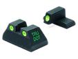 Meprolight Tru-Dot Night Sight HK USP Full Green/Green. Looking for unequaled low light performance, then look no further. The Meprolight Tru-Dot Night Sights provide unequaled Low Light Performance, they are arguably the brightest Night Sights available