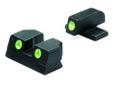Meprolight Tru-Dot Night Sight Springfield XD 45ACP Green/Green. Looking for unequaled low light performance, then look no further. The Meprolight Tru-Dot Night Sights provide unequaled Low Light Performance, they are arguably the brightest Night Sights