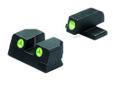 Meprolight Tru-Dot Night Sight Springfield XD Green/Green Fixed. Looking for unequaled low light performance, then look no further. The Meprolight Tru-Dot Night Sights provide unequaled Low Light Performance, they are arguably the brightest Night Sights