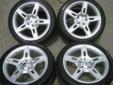 Â Â Â MERCEDES-BENZÂ AMG SPORT WHEELSÂ RIMS TIRES PACKAGE
THANK YOU FOR VIEWING OUR SET OF 4 BRAND NEW MERCEDES BENZ E63 AMG SPORT 18" WHEELSÂ RIM TIRES PACKAGE. THIS STAGGERED SET OF WHEELS RIMS ARE 8.5 FRONTS AND 9.5 REARS.Â  THE WHEELS RIMS ARE BRAND NEW AND