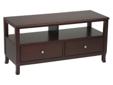 Merlot Entertainment Console Best Deals !
Merlot Entertainment Console
Â Best Deals !
Product Details :
The Merlot entertainment console features ample storage and an elegant design. Its two open shelves provide plenty of room for display, while the two