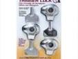 "
Gunmaster MTL100 Metal Trigger Lock in Clam Pack Triple
This value package of our metal trigger locks comes with 3 locks, 3 keys and instructions. All keyed alike. Perfect for those with more than one firearm. "Price: $7.82
Source: