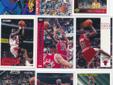 This is a set of Chicago Bulls Michael Jordan basketball cards. These cards are all from the 1992-94 era. There are 26 cards in this set. See info sheet for details on each card. The cards are selected from Upper Deck, Fleer, Fleer Ultra, Hoops, Skybox &