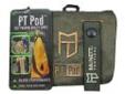 "
McNett 43205 Microfiber PT Pod OD Green
When you need a gym towel that holds up to the rigorous demands of your training regimen, only one exercise towel will do. The PT Podâ¢ by McNettÂ® Tactical is the first PT towel designed specifically for physical