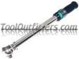 "
K Tool International KTI-72121 KTI72121 Micrometer Style Torque Wrench, Adjustable, 3/8"" Drive, 10-100 ft/lbs
Fast, accurate and easy to use torque wrench features color coded English and metric settings. Reversible ratchet head for torquing left or
