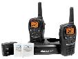 LXT500VP3 22 Channel GMRS Radios - BlackPart #: LXT500VP322 ChannelsClear, crisp communication with easy button access.Xtreme RangeUp to 24 miles - Longer range communication in open areas with little or no obstruction.Call AlertPress to notify your group