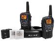 LXT560VP3 36 Channel GMRS Radios - BlackPart #: LXT560VP322 Channels PLUS 14 Extra ChannelsClear, crisp communication with easy button access.Xtreme RangeUp to 26 miles - Longer range communication in open areas with little or no obstruction.121 Privacy