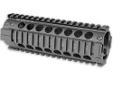 Midwest Industries AR15 2-Piece Free Float Gas Piston Carbine Forearm. Constructed of 6061 aluminum, hard coat anodized for a lifetime of service. No need to remove the barrel or front sight for installation, simply cut off the delta ring for easy