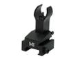 Midwest Industries AR15 BUIS Flip Up Front Sight Gas Block Mount Black. Constructed with a 6061 aluminum and hard coat anodized for a lifetime service. Uses standard A2 front sight post. Attaches to AR Rifles equipped with a railed gas glock that sits
