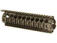 Midwest Industries Gen-II Drop-In AR15 Mid-Length Rail Black Midwest Industries quality at an affordable price! Made in the USA of lightweight materials, the Generation 2 Drop-In Handguard is compatible with most gas piston uppers. Features: Color - Black