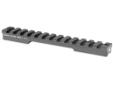 Midwest Industries Remington 700 Short Action Rail Mount Black. Made to fit Remington 700 Short Action receivers. Mil-Spec 1913 Rail for solid mounting. Constructed of hard coat anodized 6061 aluminum. Fit's both Left and Right handed actions.