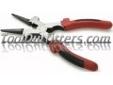 Titan 11448 TIT11448 MIG Wire Utility Pliers
Needle nose pliers and wire cutter for pulling and trimming MIG wire
Sharp edges for cleaning inside nozzle and around tips
Small serrated hole for MIG tips
Large serrated hole for nozzles
Spring loaded handle