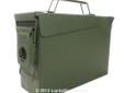 This premium 30 cal ammo can is manufactured to DOD M19 specs and is brand new from the manufacturer! Ammo cans are perfect for storing and transporting ammunition. This ammo can features mil-spec seals and is tested by the manufacturer to ensure that it