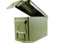 This premium 50 cal ammo can is manufactured to DOD M2A1 specs and is brand new from the manufacturer! Ammo cans are perfect for storing and transporting ammunition. This ammo can features mil-spec seals and is tested by the manufacturer to ensure that it