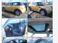 Â Â Â Â Â Â 
2009 MINI Cooper
Air Conditioning
Alloy Wheels
Rear Window Wiper
Power Door Locks
Compact Disc Player
Clock
Call us to find more
Automatic transmission.
Wonderful looking vehicle in Yellow.
This car looks Dynamite with a Carbon Black Punch