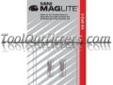 "
Mag Instrument 107-396 MAGLM2A001 Mini Mag AA Bulbs 2 Pack
Features and Benefits:
Quality and dependability are the hallmarks of MagliteÂ® flashlights
MagliteÂ® insists upon the same quality and dependability for every lamp and accessory that works with