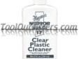 "
Meguiars M1708 MEGM1708 Mirror GlazeÂ® Clear Plastic Cleaner - 8 oz.
Features and Benefits:
Removes fine hairline scratches from all types of clear plastic
Unique, non-abrasive formula prepares the surface for Mirror GlazeÂ® Clear Plastic Polish
Perfect