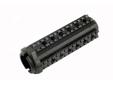 Polymer two-piece handguard provides a four sided Picatinny rail system for AR15/M16/M4. Patented.Features:- Screwless installation, held in place by Delta ring and handguard cap- Thermal rail covers included- Constructed of high-density polymer- M44L is