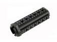Polymer two-piece handguard provides a four sided Picatinny rail system for AR15/M16/M4. Patented.Features:- Screwless installation, held in place by Delta ring and handguard cap- Thermal rail covers included- Constructed of high-density polymer- M44S is