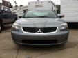 2008 Mitsubishi Galant ES Silver with Grey Cloth Interior
Power Windows and Locks, AM/FM Stereo CD, Cruise, Tilt and Alloy Wheels
This Galant has LOW miles and runs EXCELLENT!!
Priced to sell and ready for all your transportation needs!!
Competitive