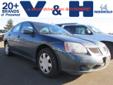 V & H Automotive
2414 North Central Ave., Marshfield, Wisconsin 54449 -- 877-509-2731
2005 Mitsubishi Galant ES Pre-Owned
877-509-2731
Price: $5,945
14 lenders available call for info on financing.
Click Here to View All Photos (2)
Call for a free CarFax
