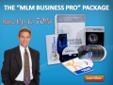 We?ve packaged together Tim?s most effective solutions that will help you skyrocket your MLM business and allow you to enjoy the lifestyle your business should provide you. Whether you?re budget conscious, or ready to ?take it to the next level? quickly,