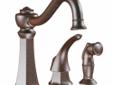 ï»¿ï»¿ï»¿
Moen 7065ORB Vestige Single-Handle Kitchen Faucet with Side Spray, Oil Rubbed Bronze
More Pictures
Lowest Price
Click Here For Lastest Price !
Technical Detail :
Oil rubbed bronze finish delivers a rich, dark brown, old world finish with striking
